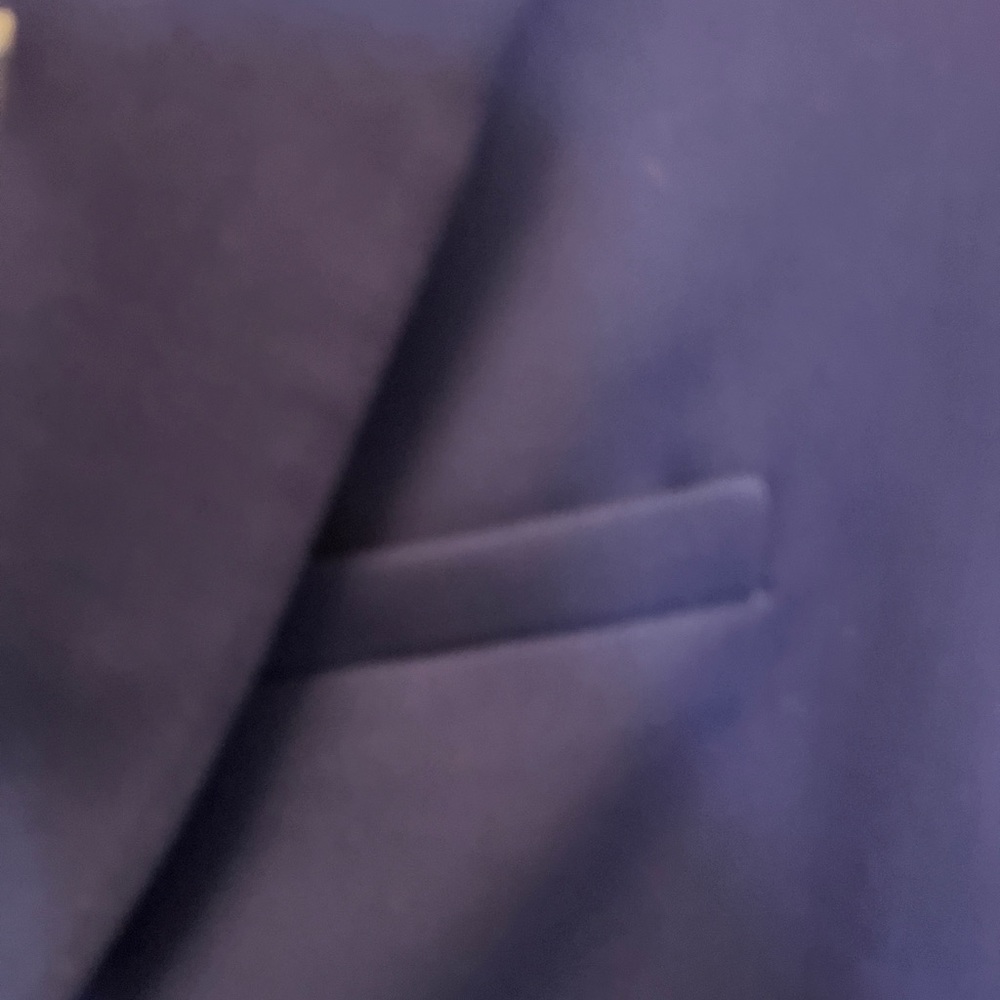 Banana Republic Bell-Sleeve Coat JACKET Size XL blue‎ NWOT - Picture 8 of 10